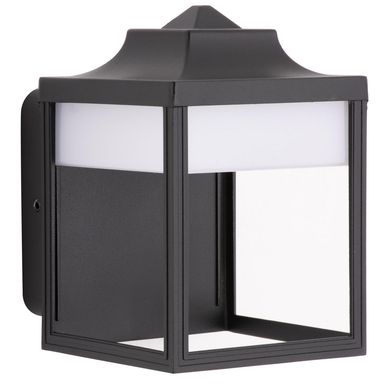 Aplique  Lutec 9w 3000k ip54 negro