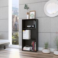 Estante Kalo Melamina 3 Nivel(es) 58x122x27 cm Wengué