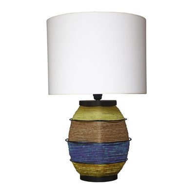 Imagen 2 del producto Lámpara Mesa Cáñamo Multicolor 40x61 cm