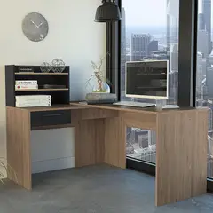 TUHOME - Escritorio Bilbao 150x113,2x121,8 cm Miel