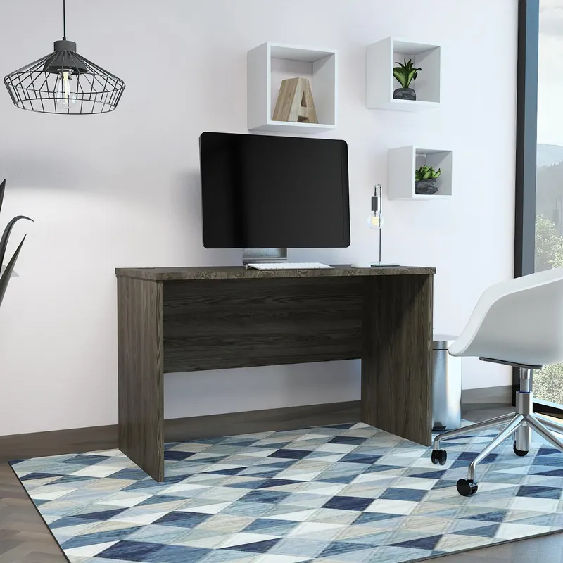 TUHOME - Escritorio Malibu 120x75x53 cm Coñac