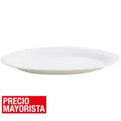 HALLEN - Plato 30 cm ovalado blanco