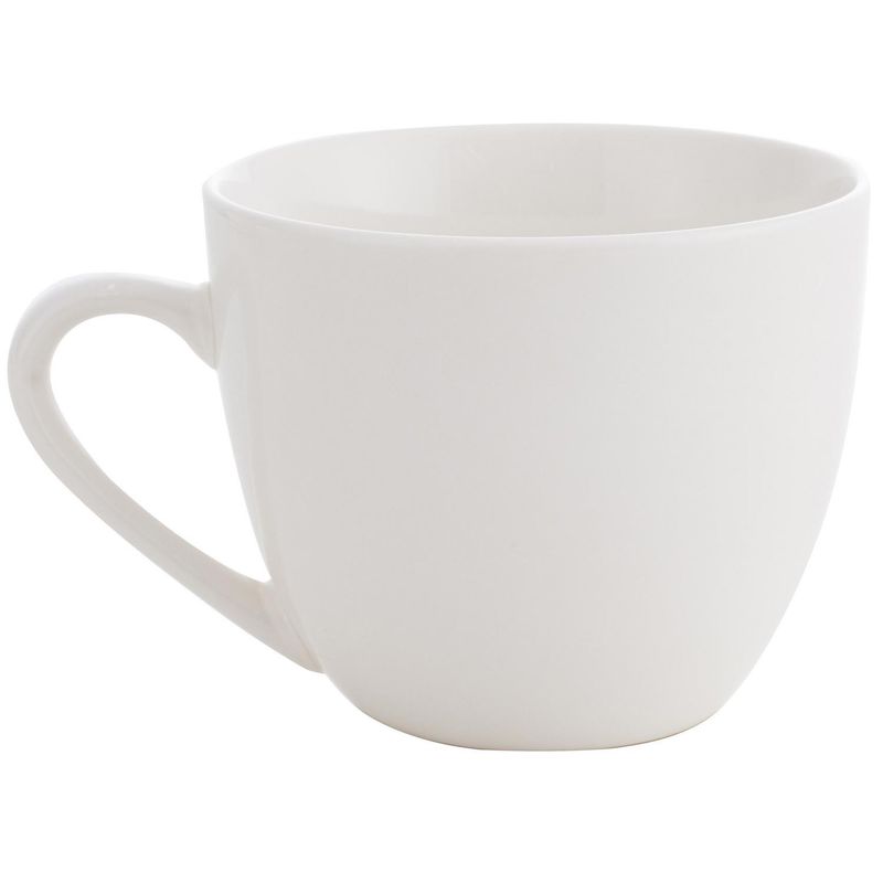 HALLEN - Taza de Té 260 ml Porcelana  Blanco