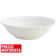 HALLEN - Plato sopa 20 cm redondo blanco