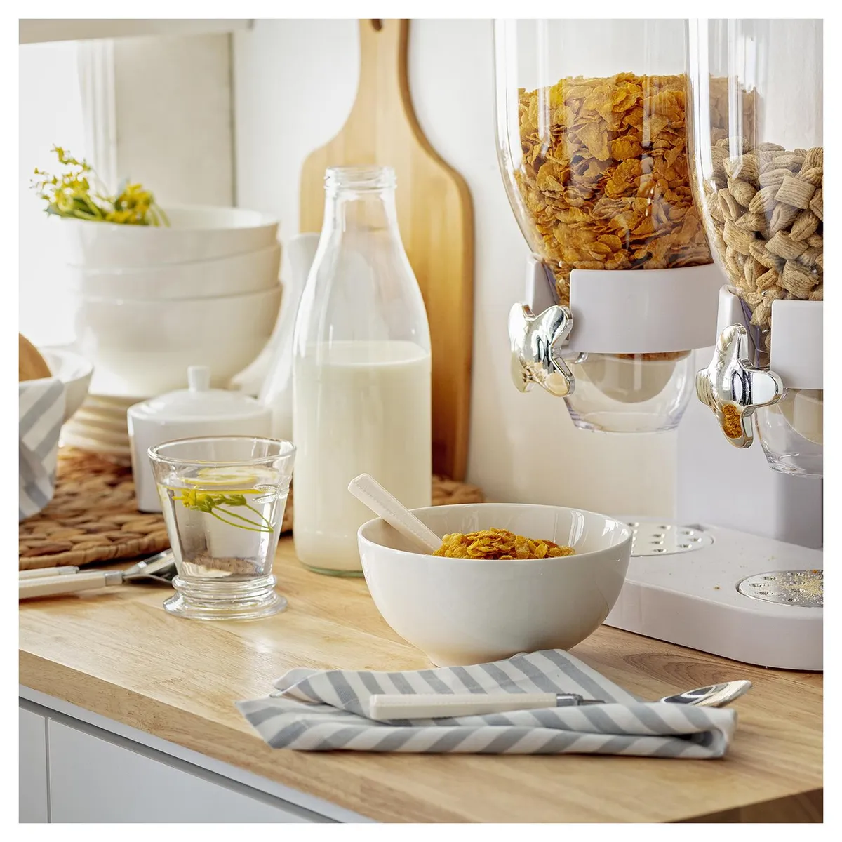 HALLEN - Bowl De Porcelana Hallen Blanco Redondo 15.3 Cm Apto Microondas