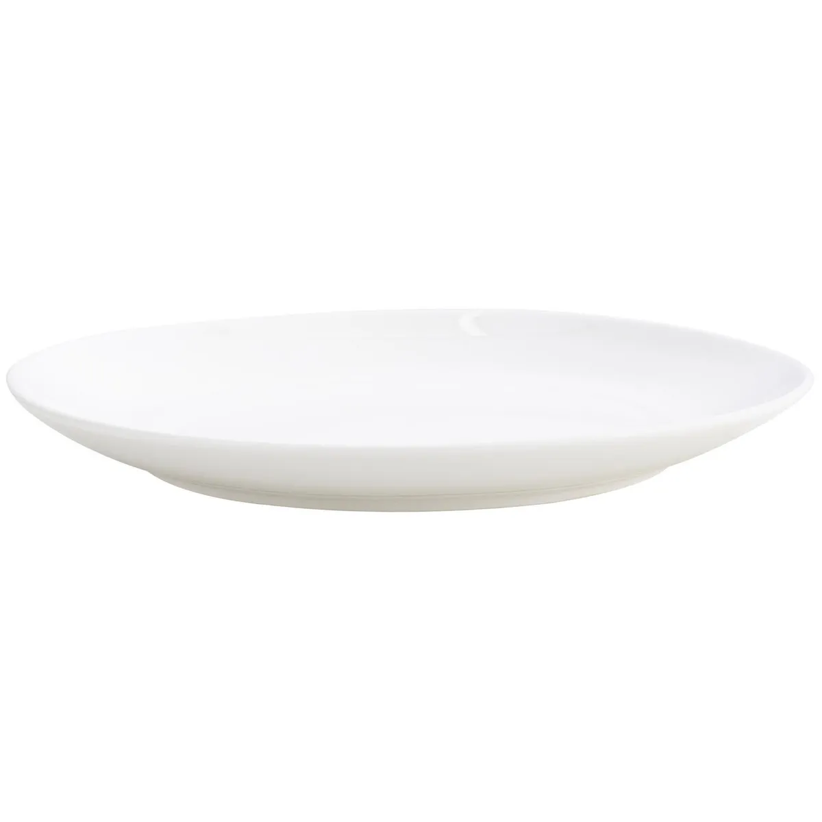 HALLEN - Plato 26,7 cm redondo blanco