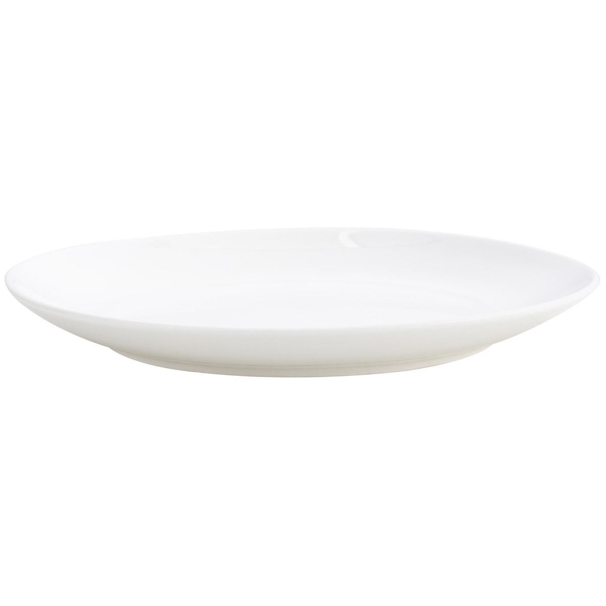 HALLEN - Plato 26,7 cm redondo blanco