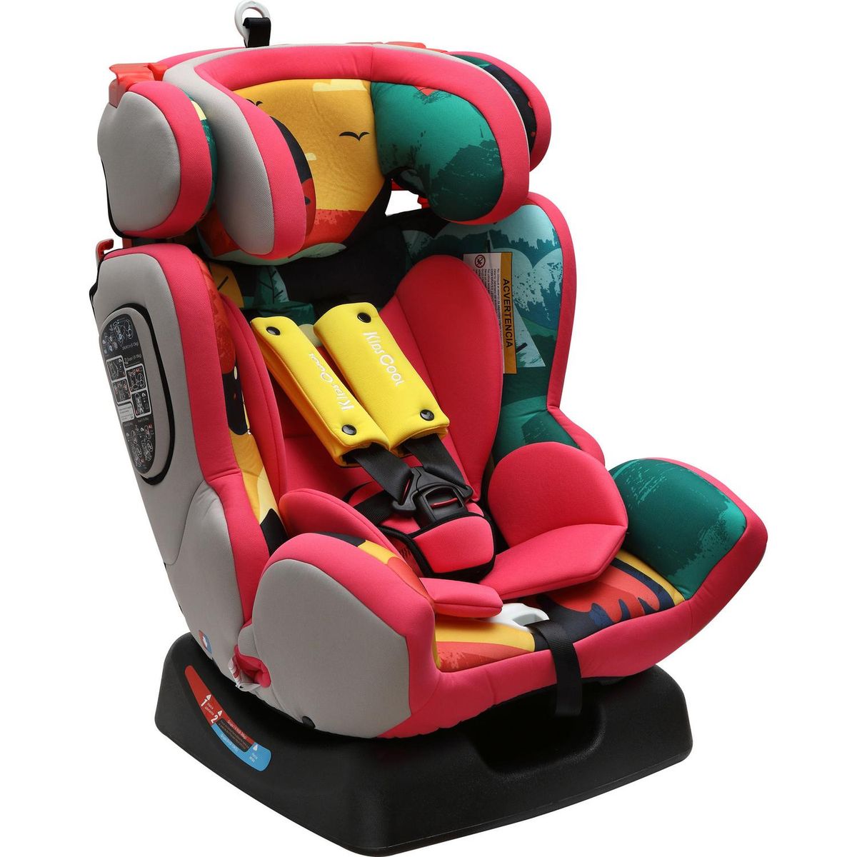 KIDSCOOL - Silla de auto rosado