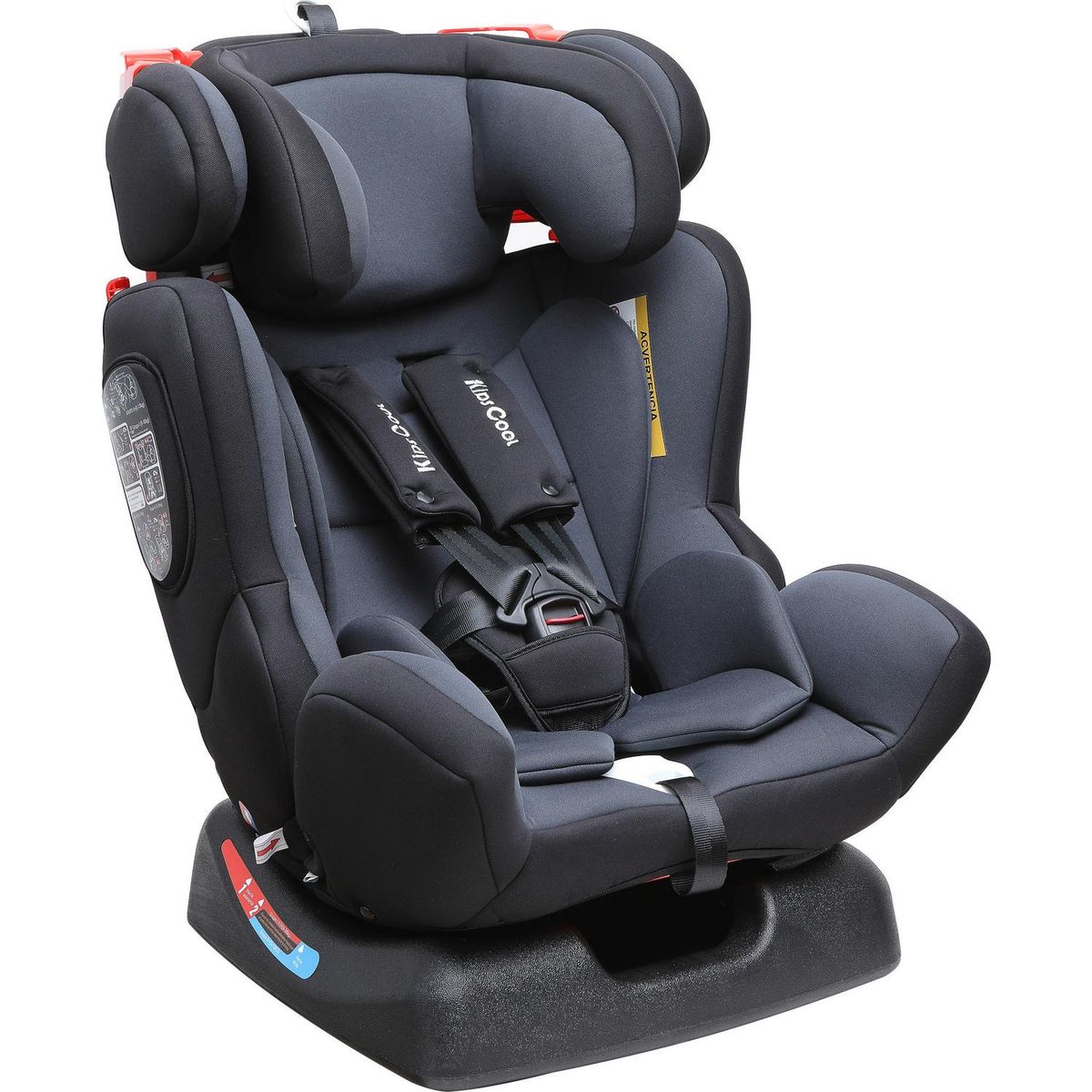 KIDSCOOL - Silla de auto gris Gris