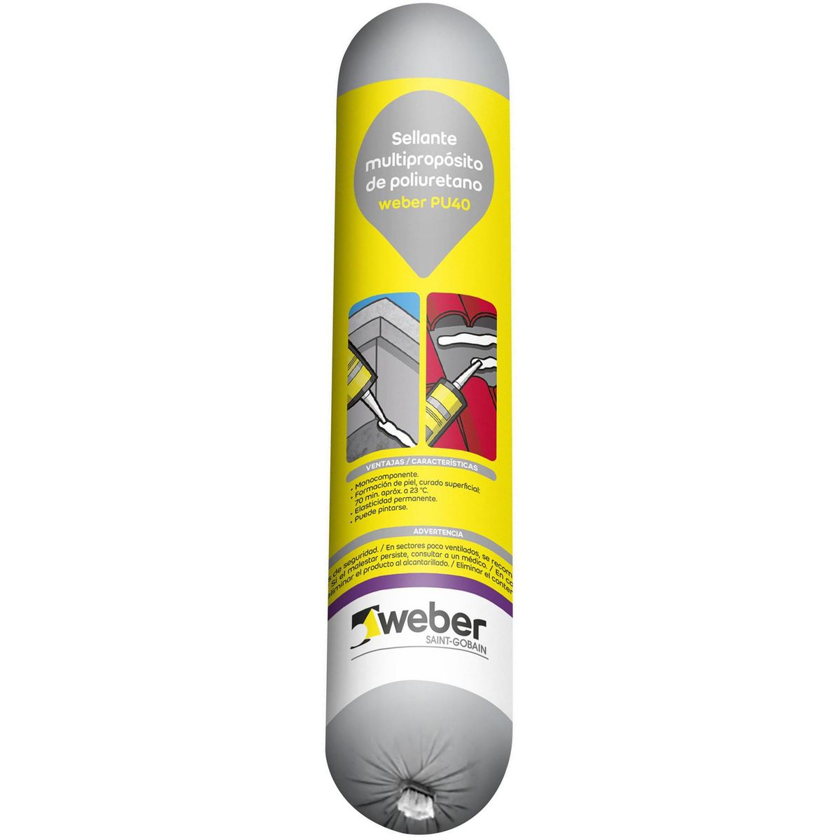 WEBER SOLCROM - Weber pu40 600 ml blanco