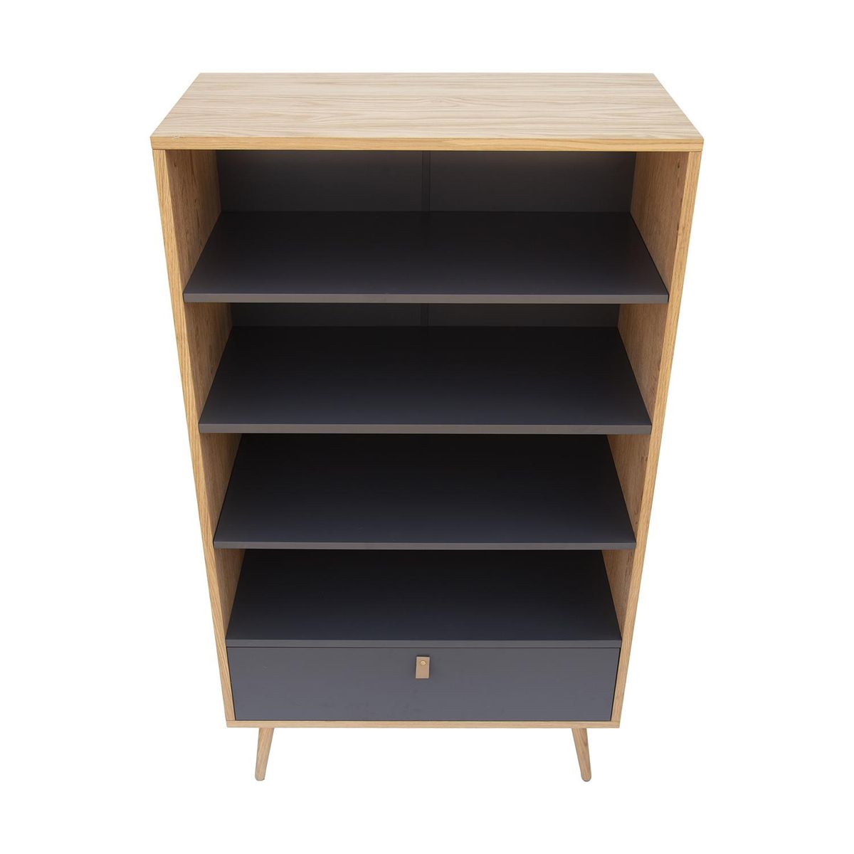 WHITE MARKET - Vitrina lugano 140x80x40 cm café