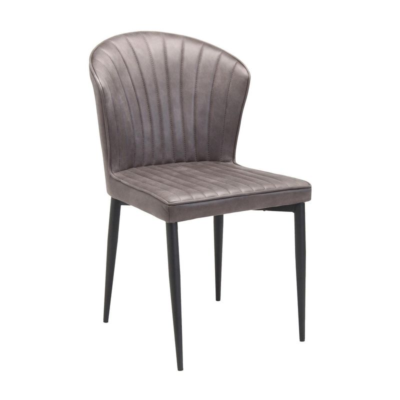 WHITE MARKET - Silla Brusel Gris 87x50x60 cm
