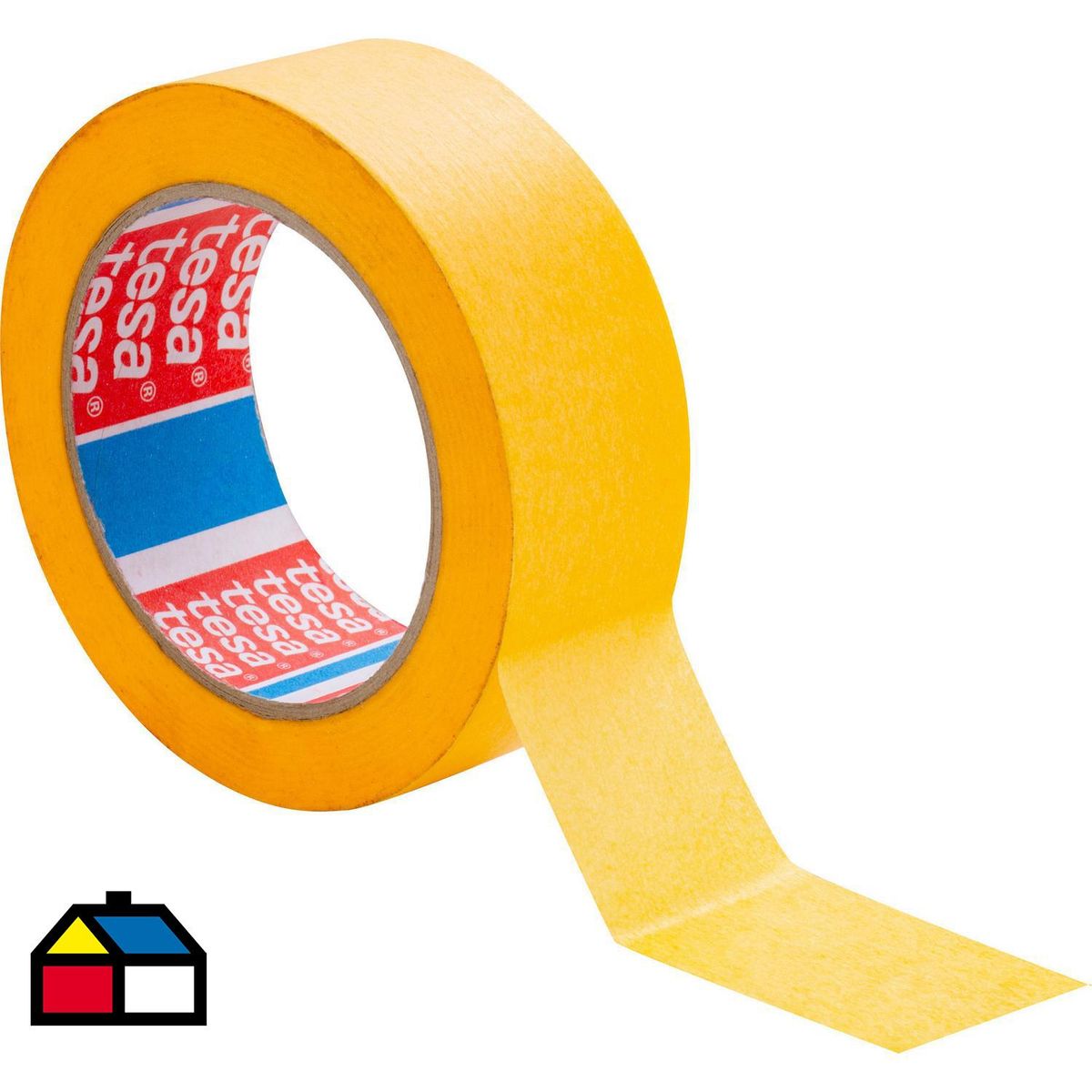 TESA - Cinta Enmascarar Precisión Tesa Interior 38 mm 50 metros Amarillo
