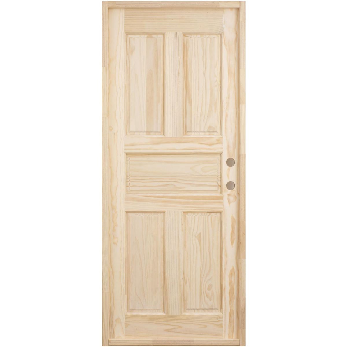 HOLZTEK - Puerta Pino 5 paneles Dual con perforación