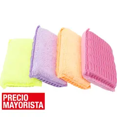 KLEINE WOLKE - Set 4 esponjas microfibra