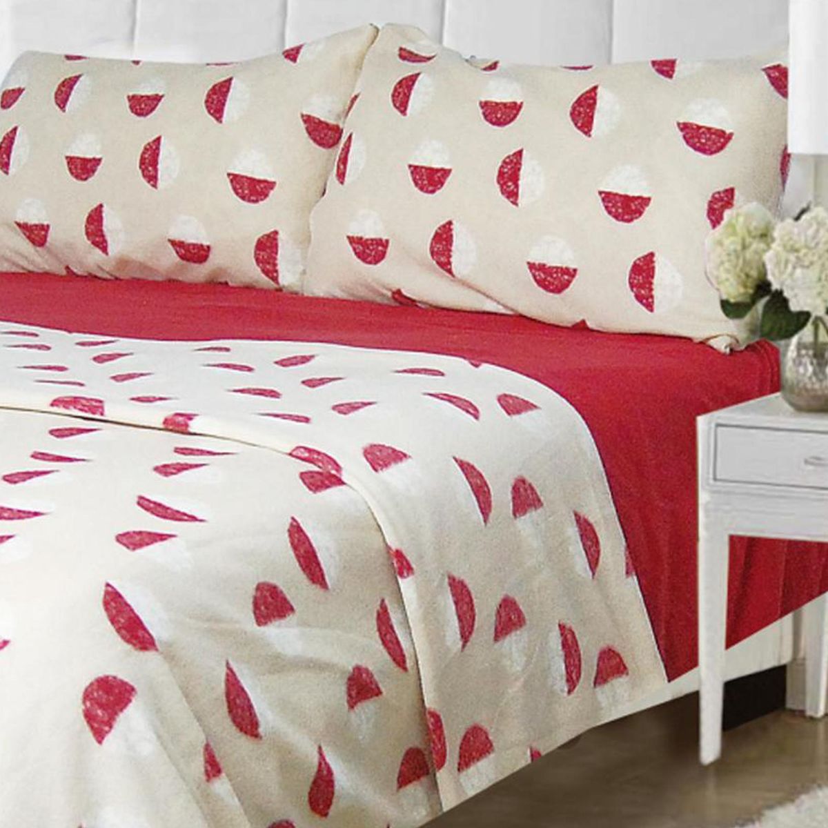 DORAL - Sábana Polar Estampada 1.5 plazas Multicolor