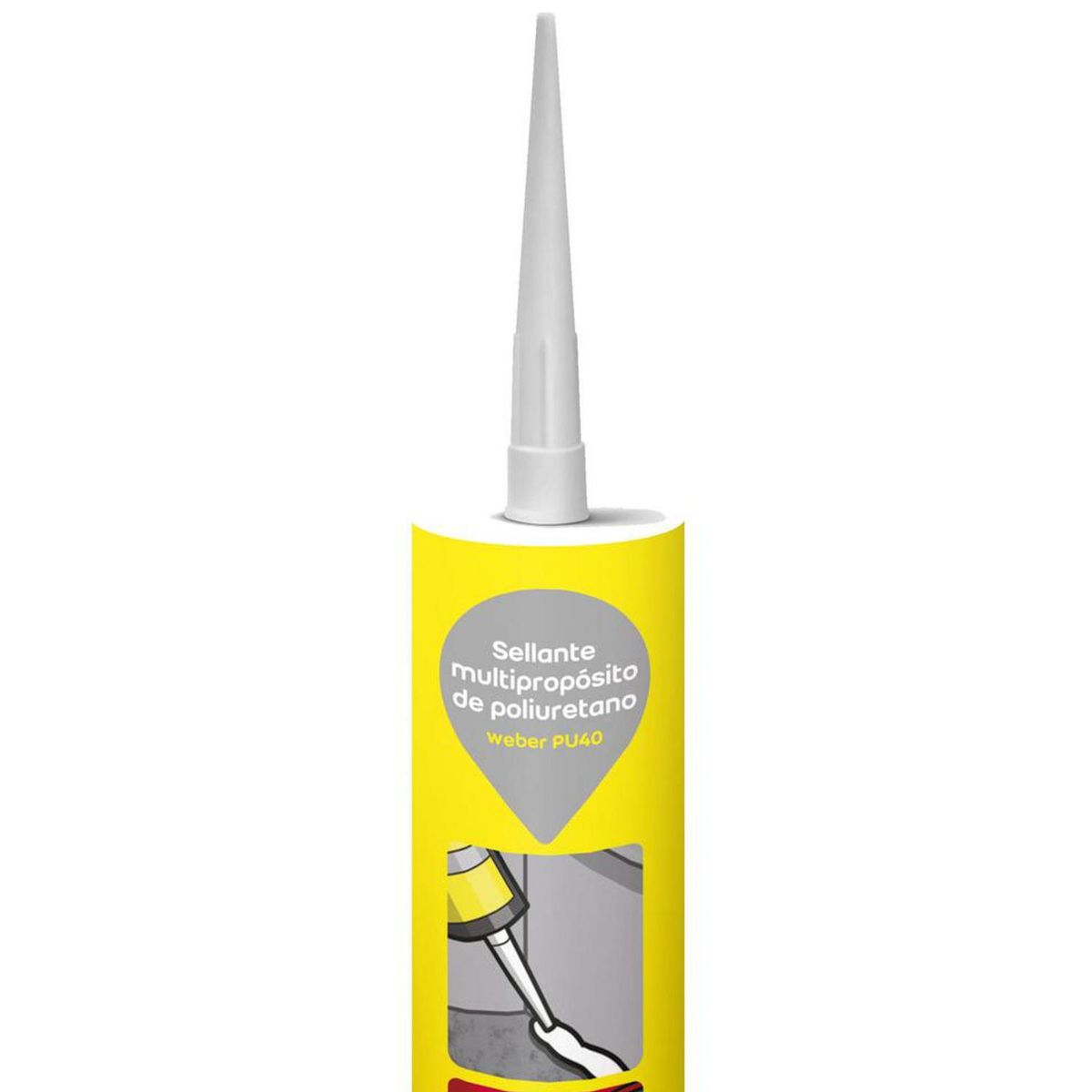 WEBER SOLCROM - Weber pu40 300 ml blanco