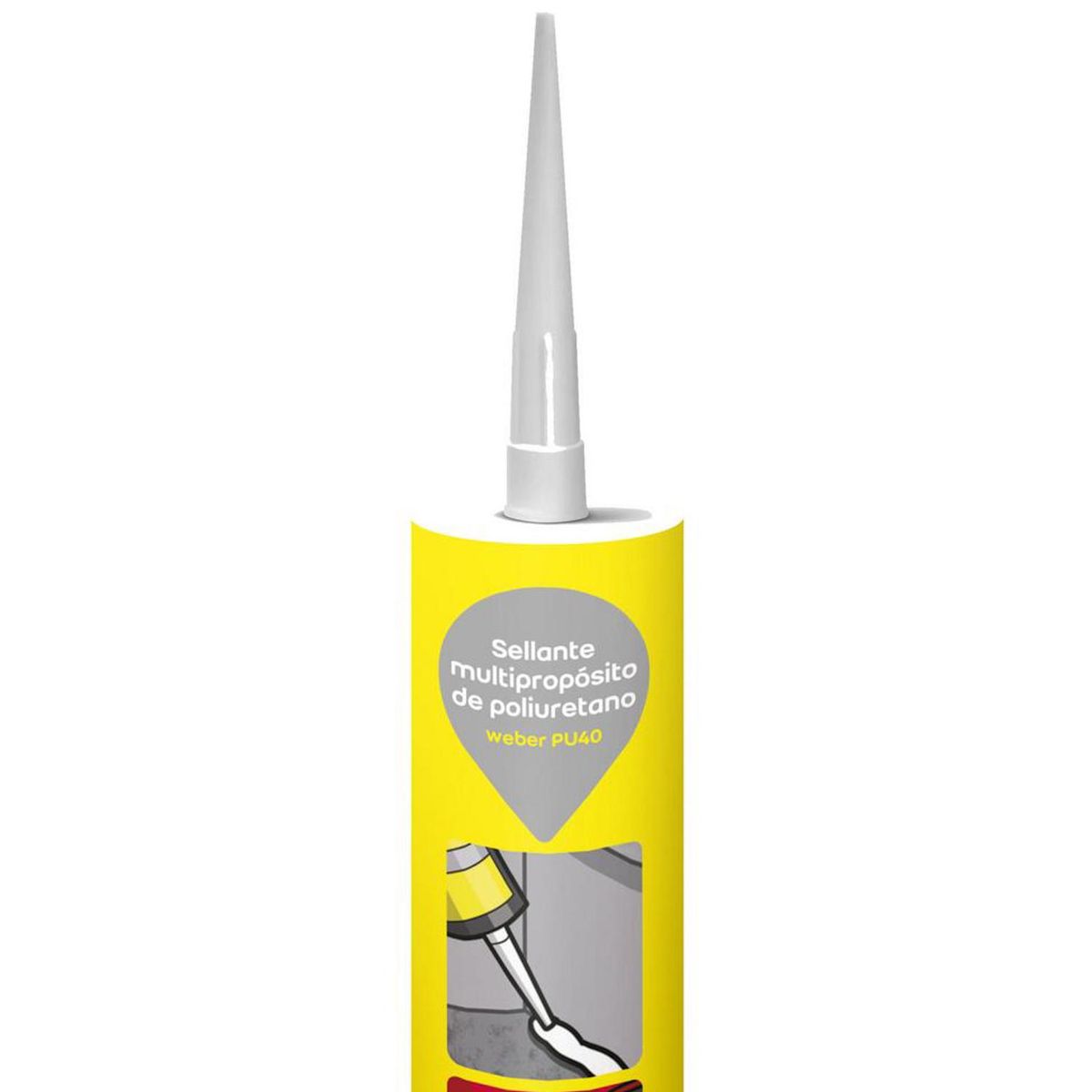 WEBER SOLCROM - Weber pu40 300 ml gris