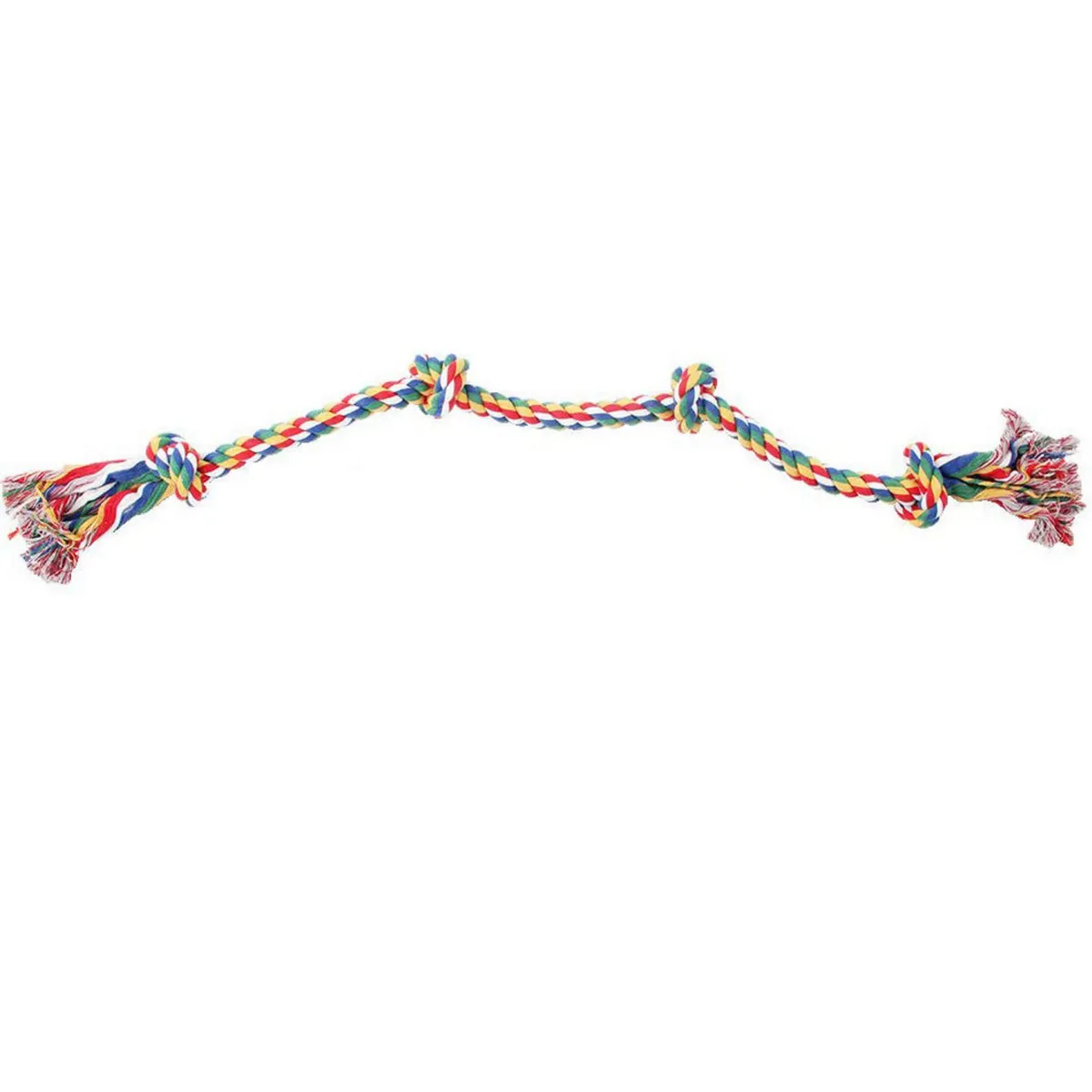 PAWISE - Cuerda nudos para perro 91 cm multicolor