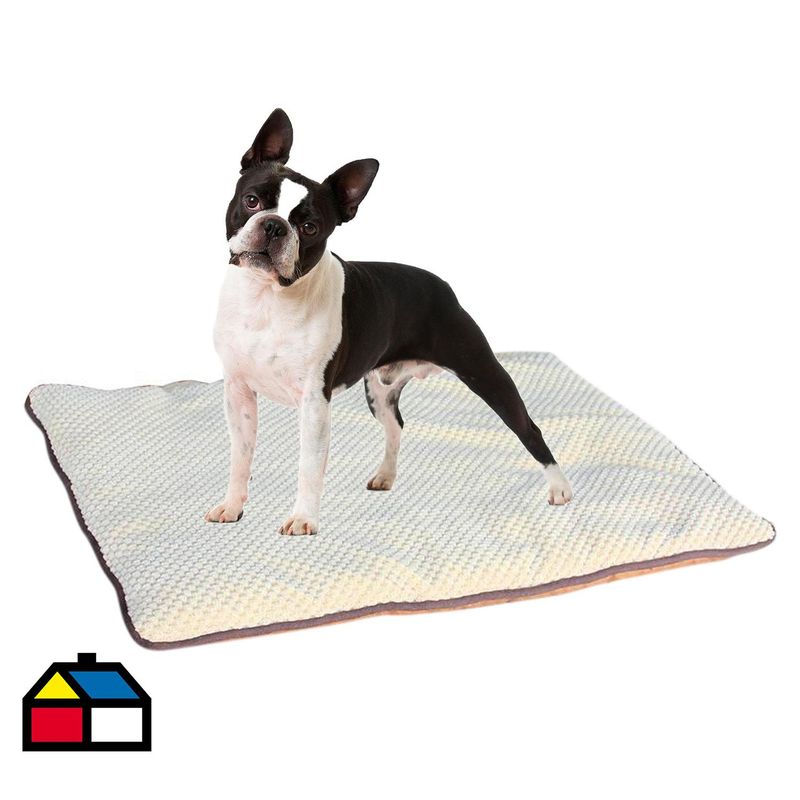 PAWISE - Cama Talla M para Perro 3x52x87 cm Beige