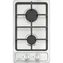 ALBIN TROTTER - Encimera Gas Licuado 2 Platos Inox AT-XN BREIT 2P FF