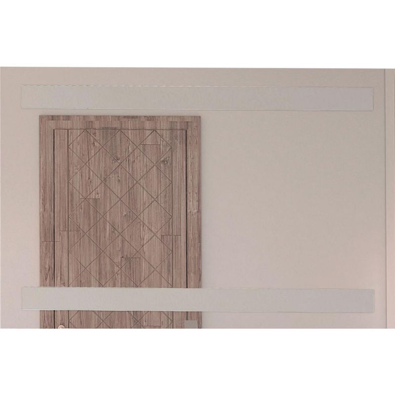 TUHOME - Espejo Baño Forma Rectangular 90x60 cm Gris Udine