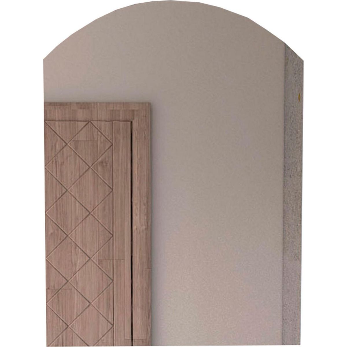 TUHOME - Espejo Baño Forma Otra 45x60 cm Gris Affi