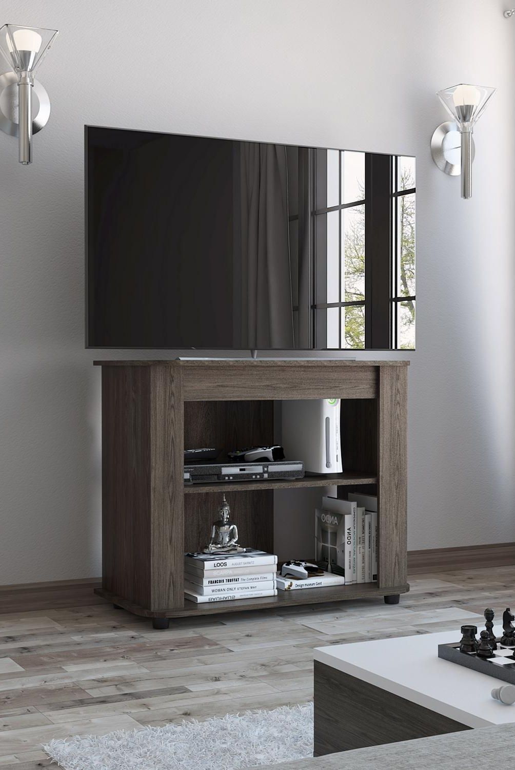 TUHOME - Rack de TV 40 " Maori Coñac 90x75x45 cm