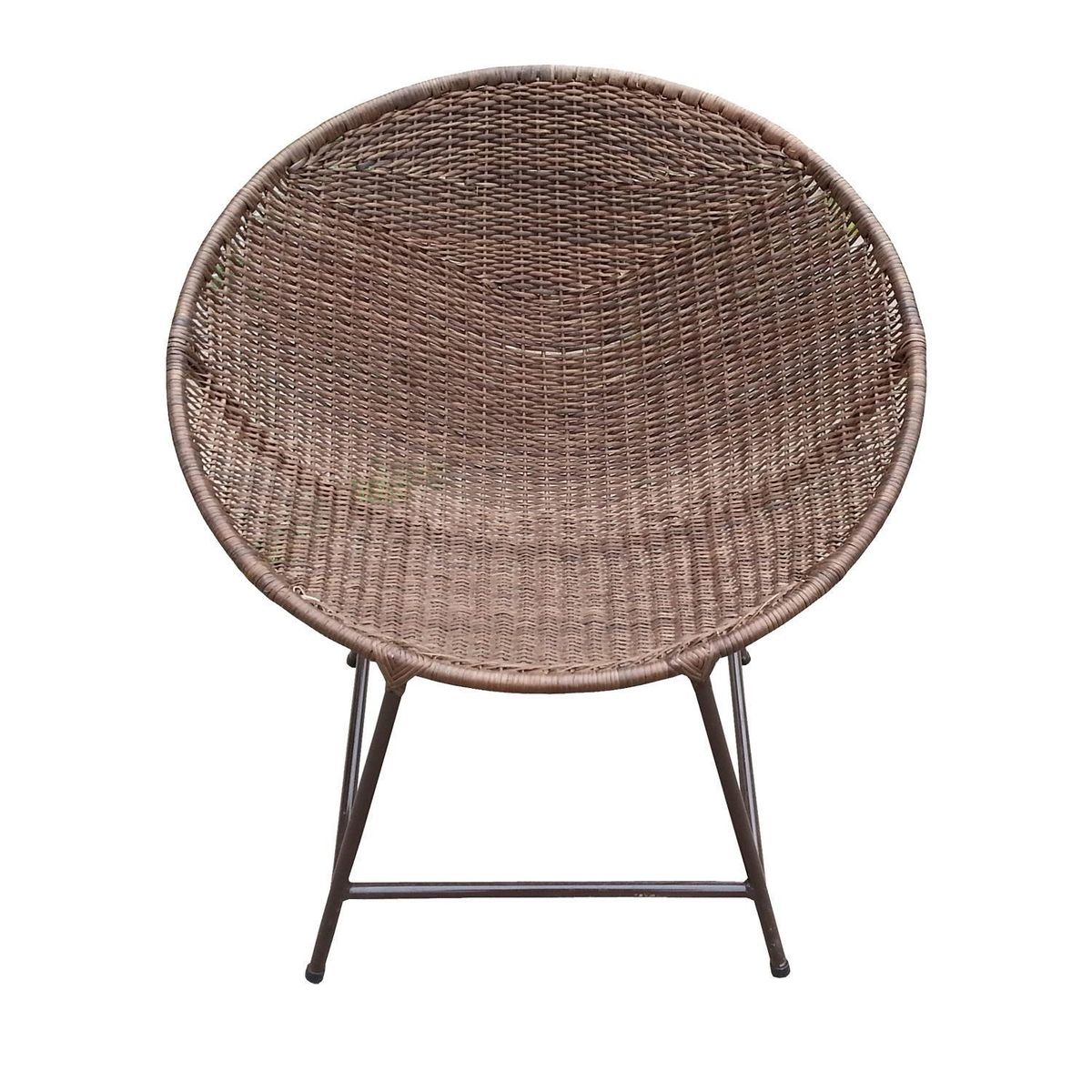 DECO MIMBRE - Sillón nido chocolate fibra natural