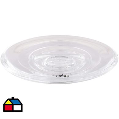 Jabonera Droplet transparente