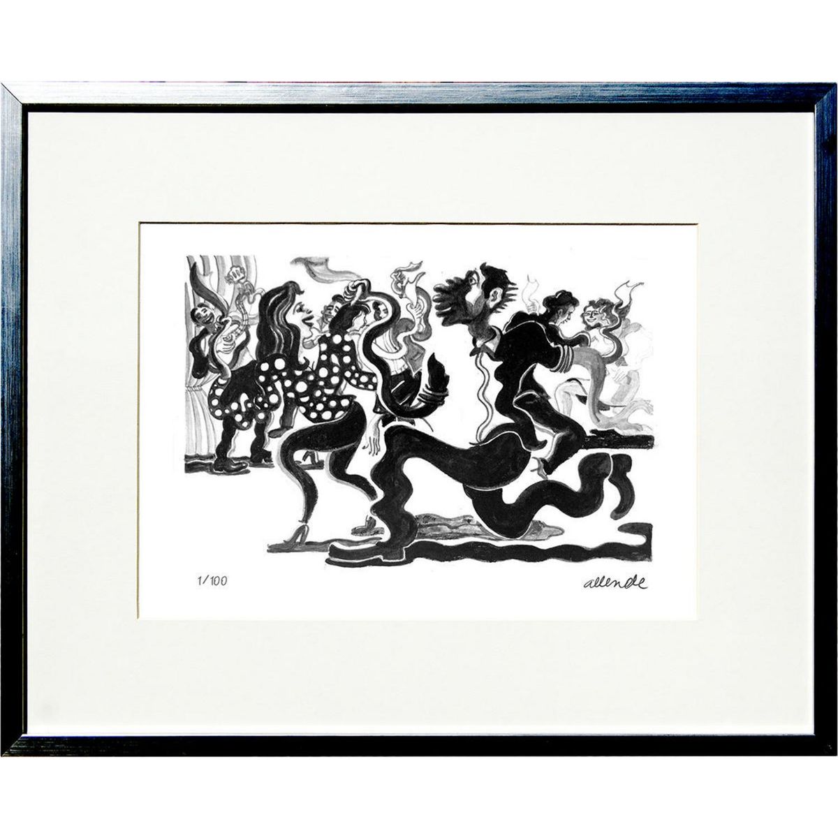 ARTEFACTORY - Cuadro 67x87 cm Cueca artista Fernando Allende