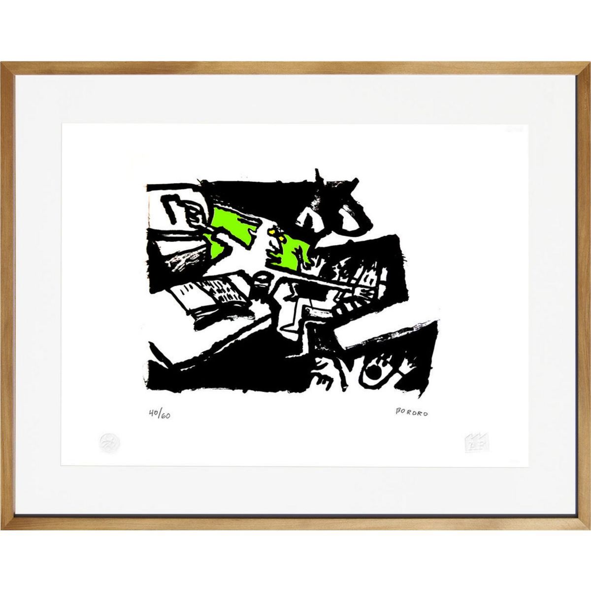 ARTEFACTORY - Cuadro 67x87 cm Profesor artista Bororo