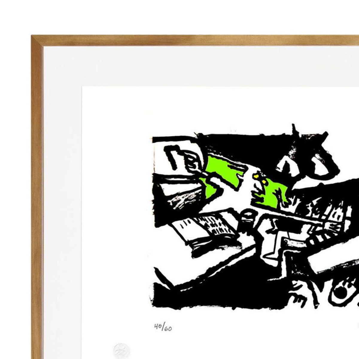 ARTEFACTORY - Cuadro 67x87 cm Profesor artista Bororo