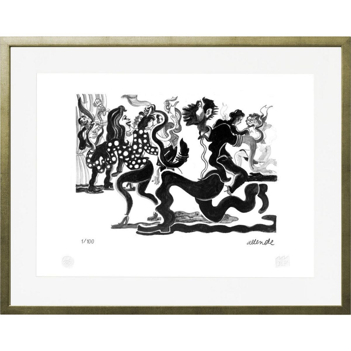 ARTEFACTORY - Cuadro 67x87 cm Cueca artista Fernando Allende