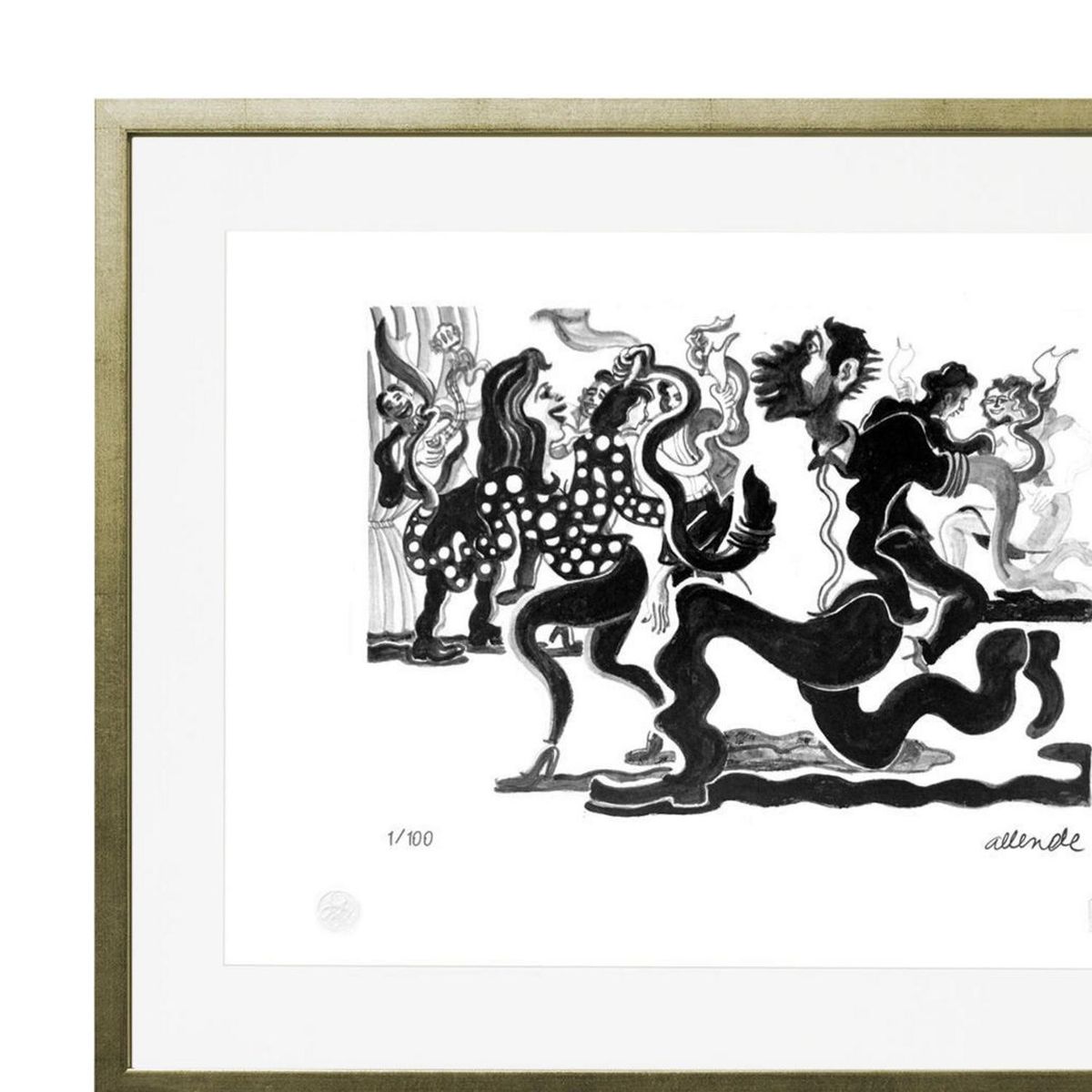 ARTEFACTORY - Cuadro 67x87 cm Cueca artista Fernando Allende