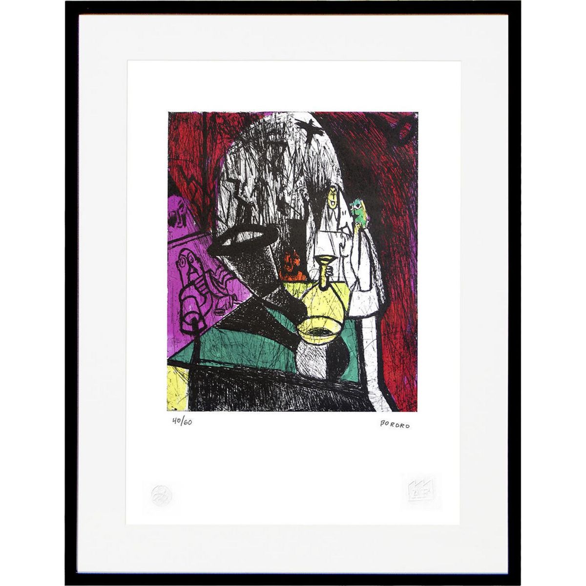 ARTEFACTORY - Cuadro 67x87 cm Rito artista Bororo