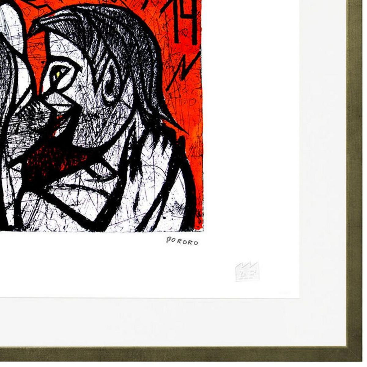 Cuadro 67x87 cm Beso artista Bororo, marca ARTEFACTORY - Foto 2