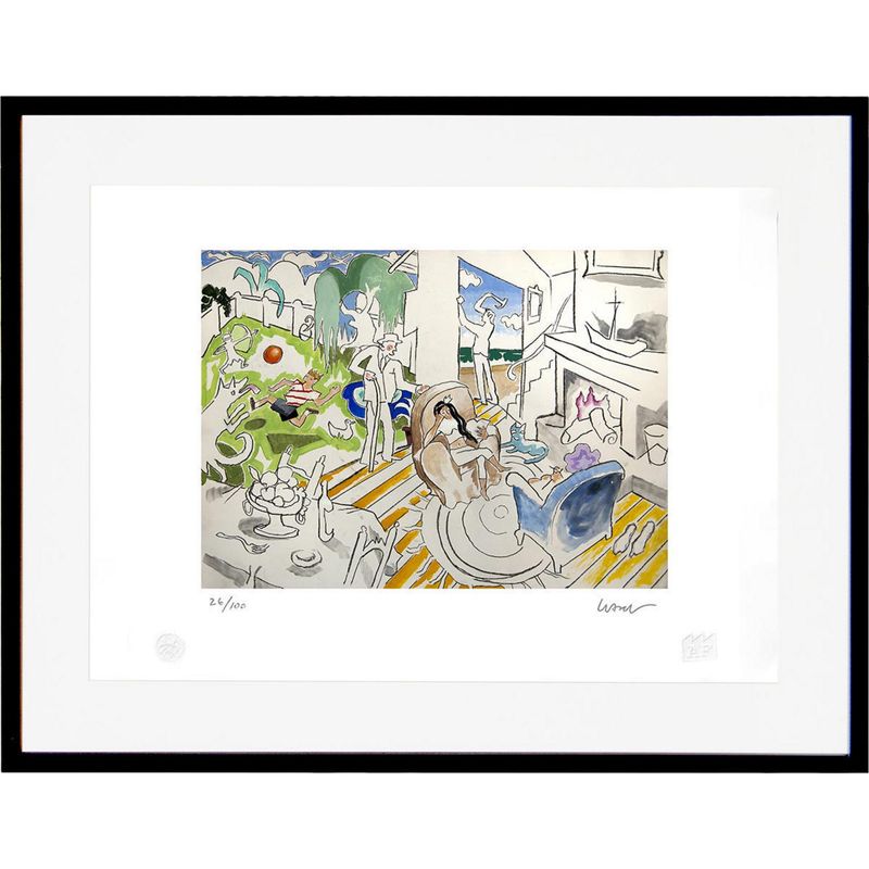 ARTEFACTORY - Cuadro 67x87 cm La Familia artista Andrés Gana