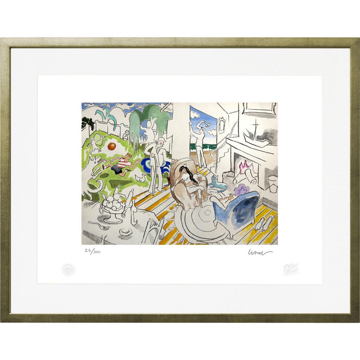 ARTEFACTORY - Cuadro 67x87 cm La Familia artista Andrés Gana