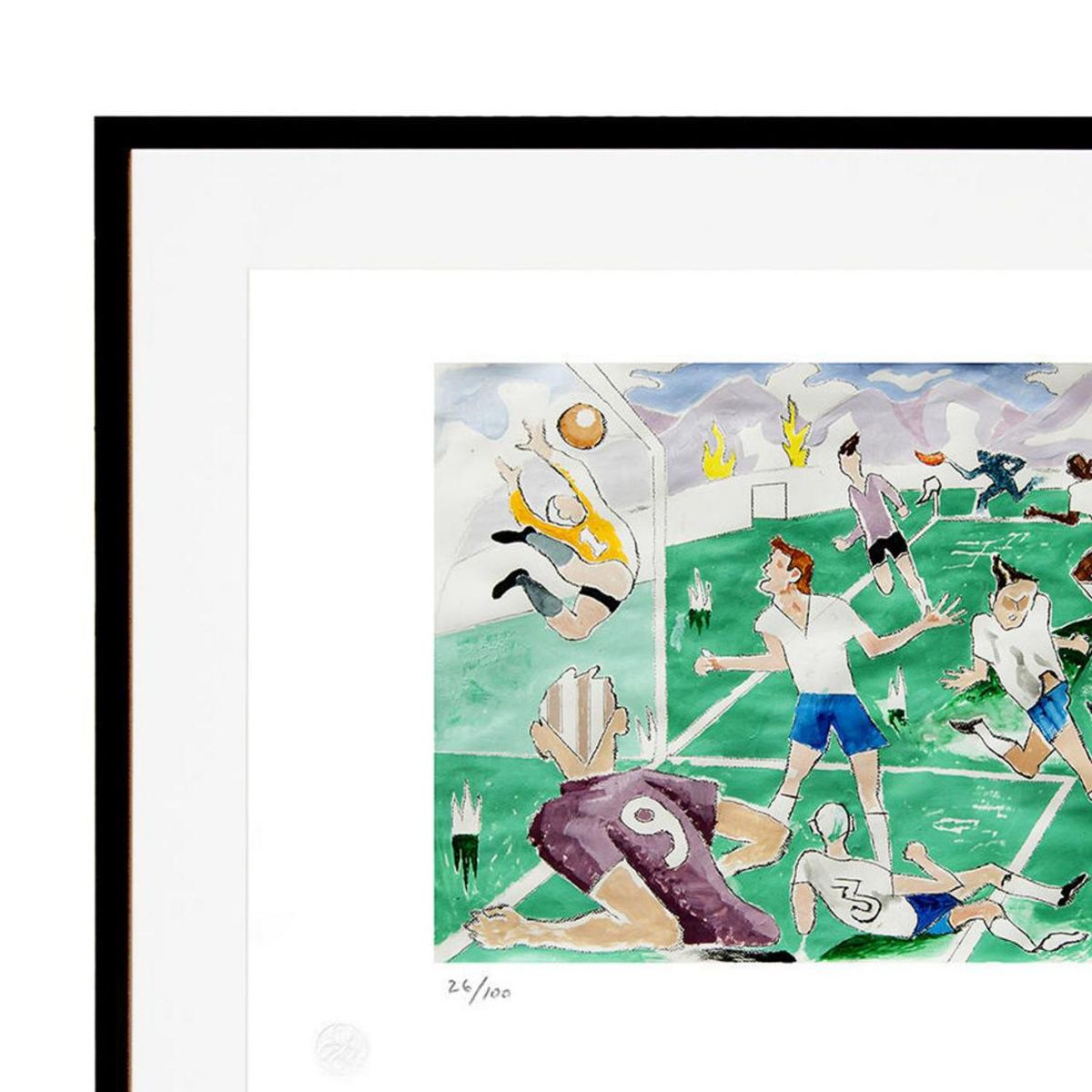 ARTEFACTORY - Cuadro 67x87 cm Fútbol artista Andrés Gana