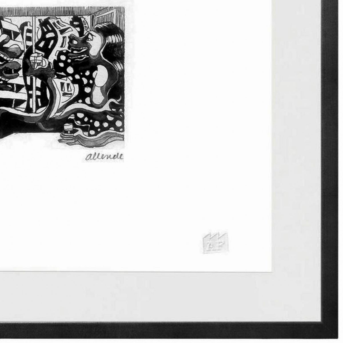 ARTEFACTORY - Cuadro 56x71 cm Cita artista Fernando Allende