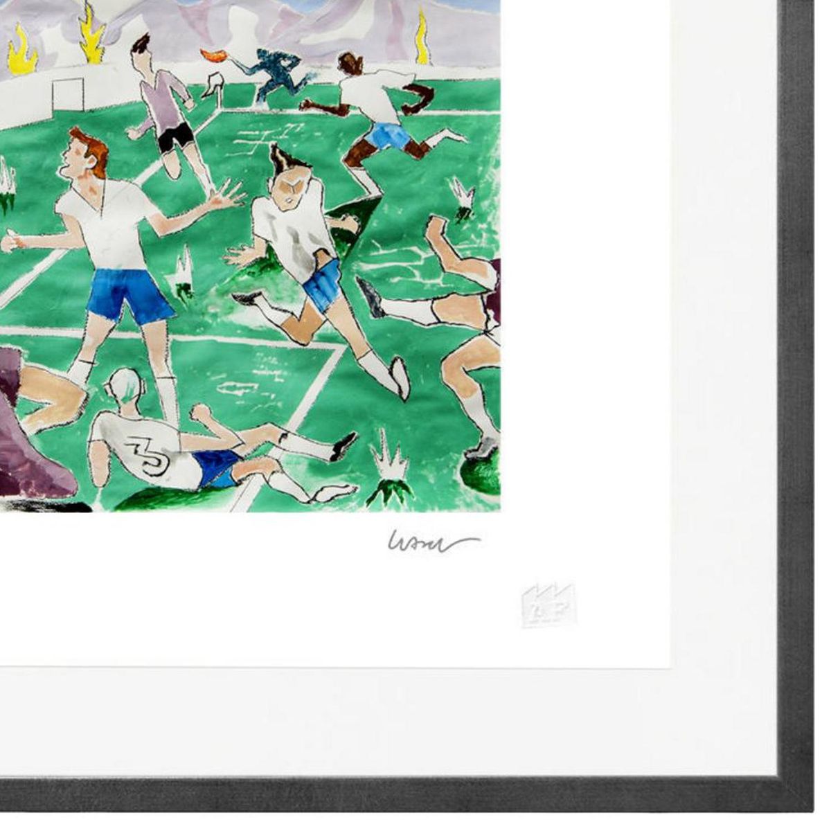 ARTEFACTORY - Cuadro 67x87 cm Fútbol artista Andrés Gana