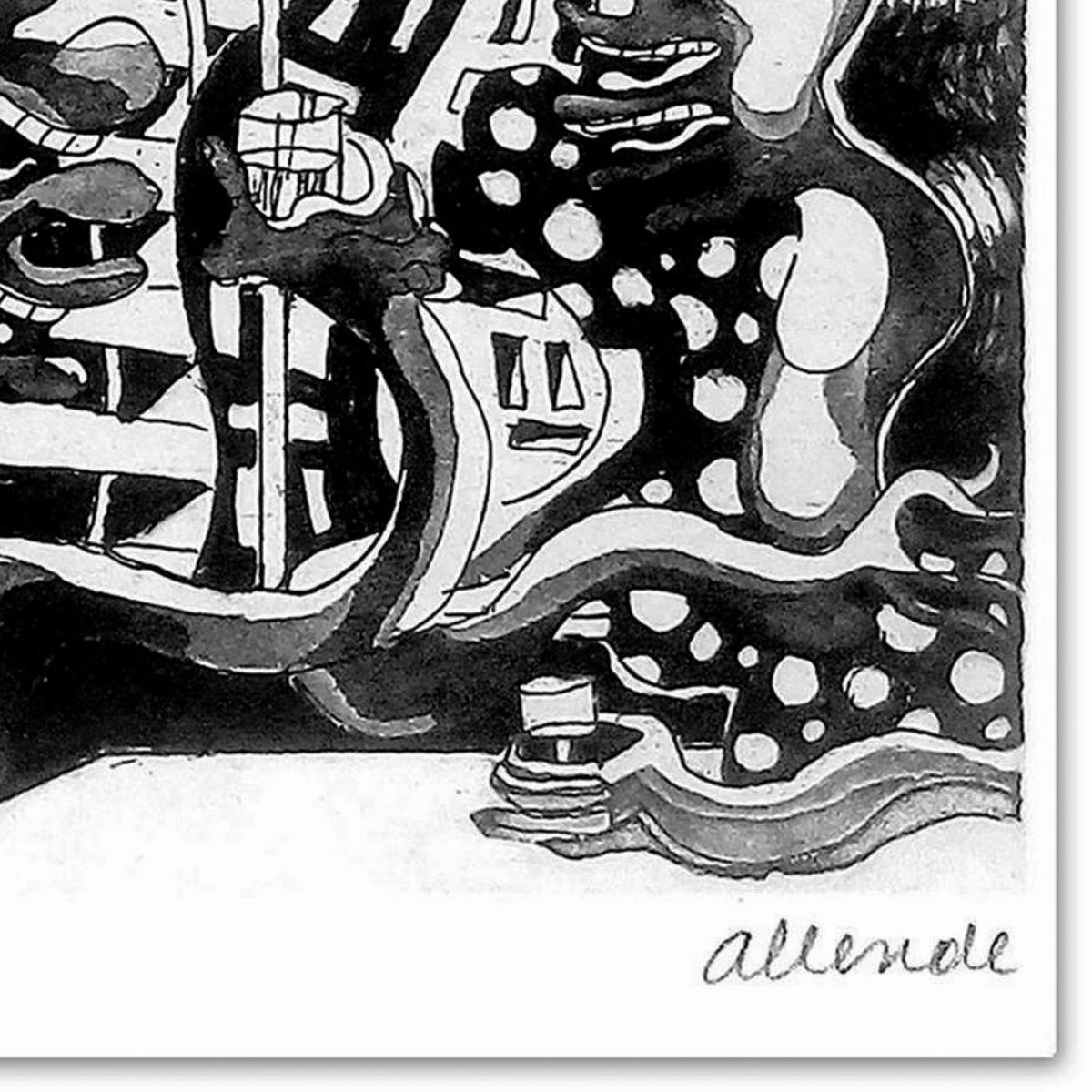 ARTEFACTORY - Grabado 35x50 cm Cita artista Fernando Allende