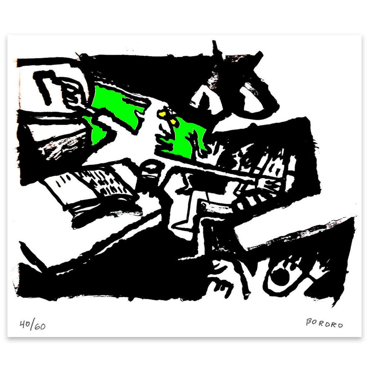 ARTEFACTORY - Grabado 50x70 cm Profesor artista Bororo