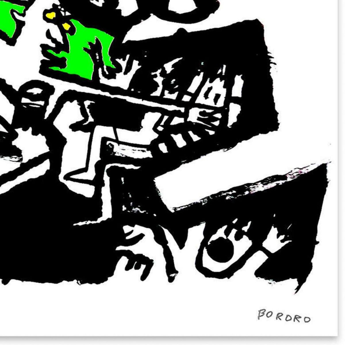 ARTEFACTORY - Grabado 50x70 cm Profesor artista Bororo