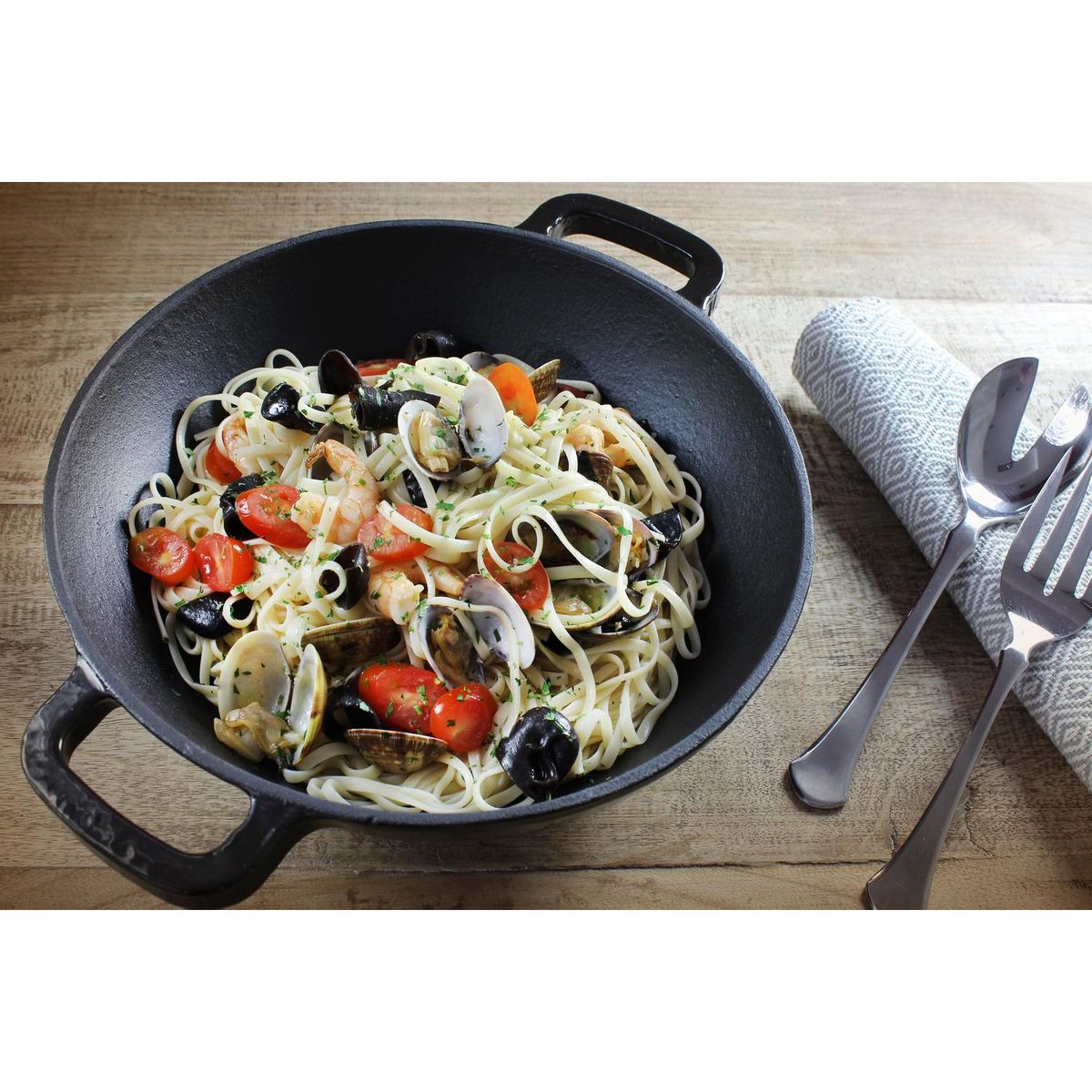 MAGEFESA - Wok 30 cm 1 Piezas Fierro