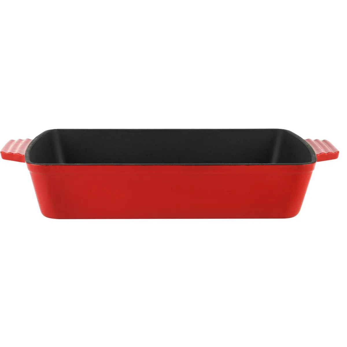 MAGEFESA - Bandeja Horno Magefesa Fundido 34 cm Roja Asadera Rectangular