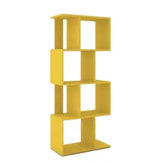 HOGA - Estante MDP 4 Nivel(es) 60x144x29 cm Amarillo