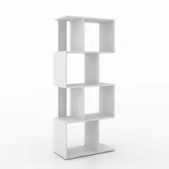 HOGA - Estante MDP 4 Nivel(es) 60x144x29 cm Blanco