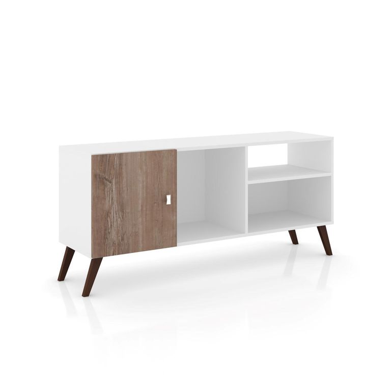 HOGA Rack de TV 55 " 130x37x57 Blanco